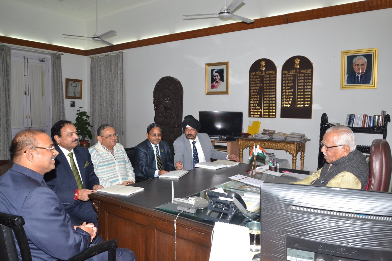 Meeting With Hon. Governor